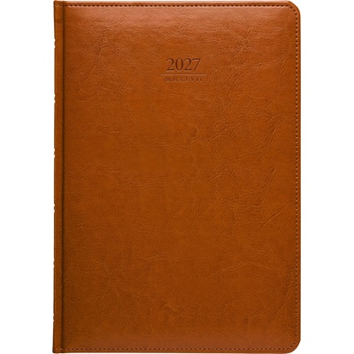 G-Notes Graspo Kastor B5 týdenní 2027 hnědý