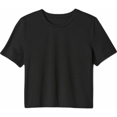 GAP Dámske tričko V-GFIT BRUSHED JERSEY čierna