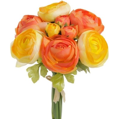 Ranunculus svazek - žloutková/oranžová