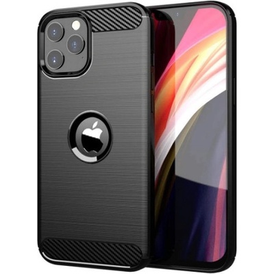 Mobi-Fon Силиконов кейс MBX Carbon, За iPhone 13 Pro (6.1), Черен (IPH-13PRO-004)