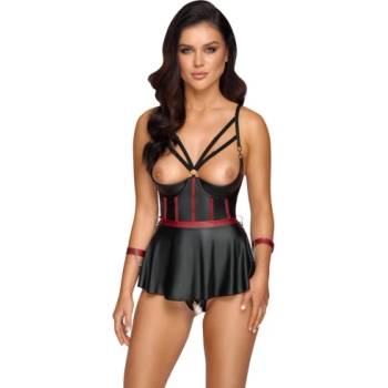 Cottelli Collection Комплект рокля с ограничители за ръце Cottelli