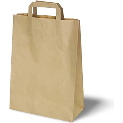 Papierové tašky hnedé – balenie 50 ks - 32x16x39 cm