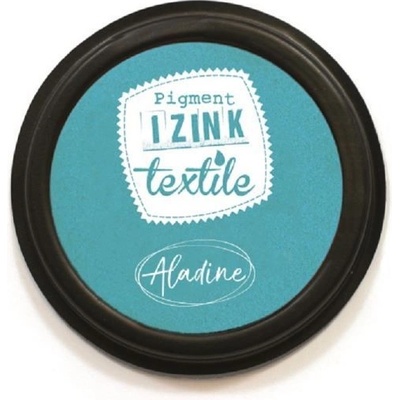 Textilní razítkovací polštářek Aladine Izink tyrkysový