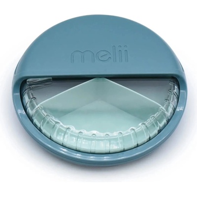 Melii Кутия за снакс Melii - Luxe Spin, 3 отделения, синя (ML40092)