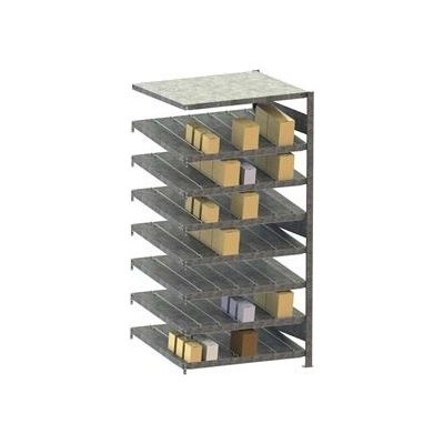 META šikmý policový regál, 2000 x 800 x 1000 mm, montážní set