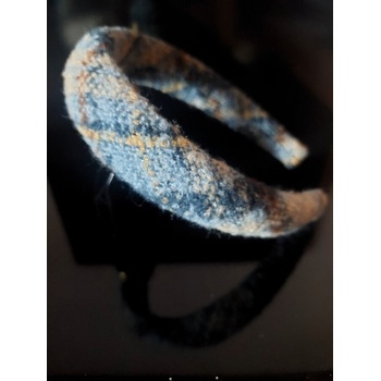 Radi handmade Диадема в синьо каре (707)