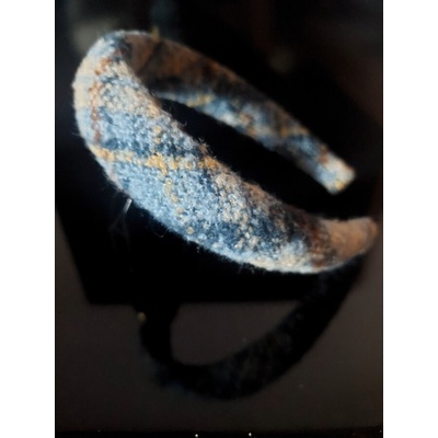 Radi handmade Диадема в синьо каре (707)