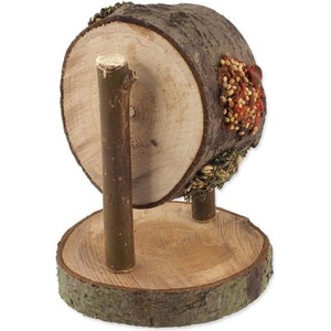 Nature Land Деликатес Nature Land Nibble кръгло дървено, пълнено с моркови, магданоз и просо 200g (905-35045)