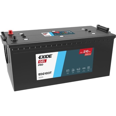 Exide Endurance Pro 210Ah 800A left+ ED2103T