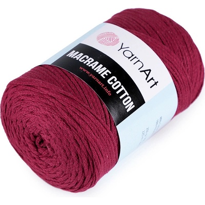 Stoklasa Pletací příze Macrame Cotton 250 g Balení: 1 ks, Varianta: 30 (781) bordó sv. 30 (781) bordó sv.