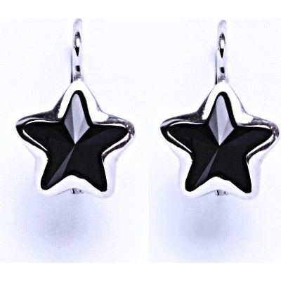 Čištín na patent s krystaly Swarovski jet NK 1325