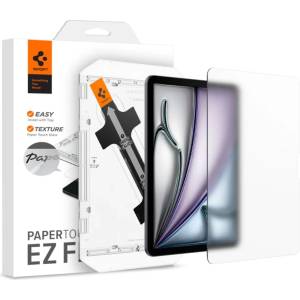 Spigen Paper Touch EZ Fit 1 бр закалено стъкло за iPad Air 10.9" 2024 (AGL07799)