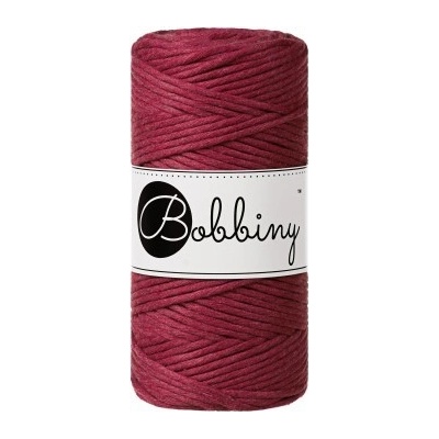 Bobbiny Macrame Regular 3mm - wine red