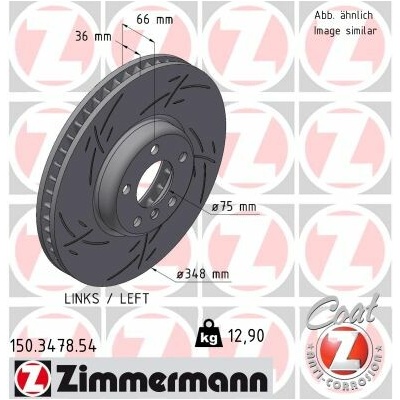 Brzdový kotúč ZIMMERMANN 150.3478.54 (150347854)