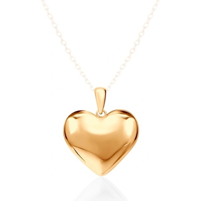 SAVICKI Висулка със сърце Savicki: позлатено сребро