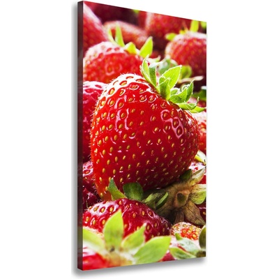 Vertikálny foto obraz na plátne do obývačky Jahody 50x100 cm