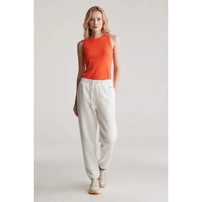 Gant REG SHIELD SWEATPANTS EGGSHELL