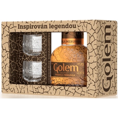 Golem Vyzrálá Meruňka 37,5% 0,5 l (dárkové balení 2 sklenice)