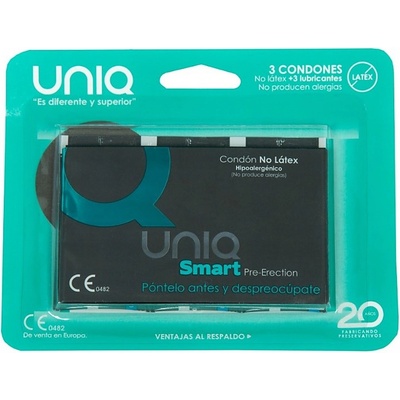 Uniq Smart Latex Free Pre-Erection 3 ks