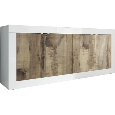 mc Akcent Комод nerila бял/кафяв (mc0027)