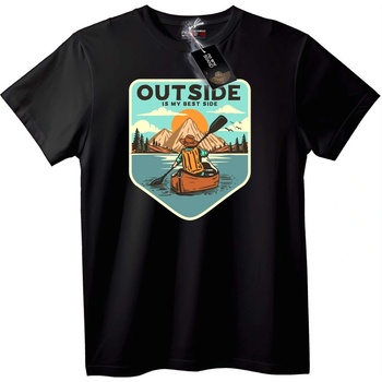 NOONEBRAND Тениска outdoor приключение - 7XL, White
