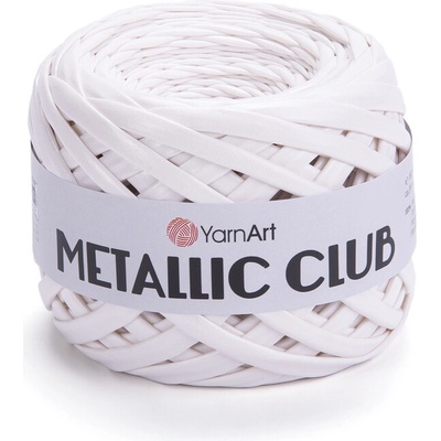 Yarn Art příze Metallic Club 8121 bílá