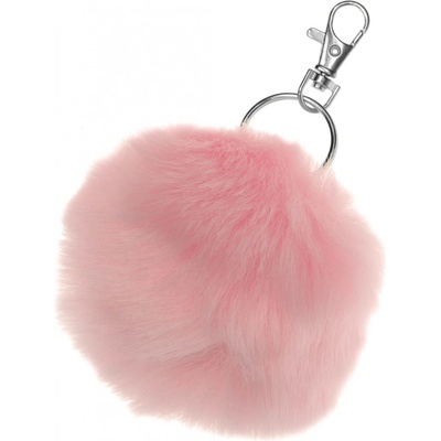 Prívesok na kľúče Miso Fluffy Bag Charm růžová