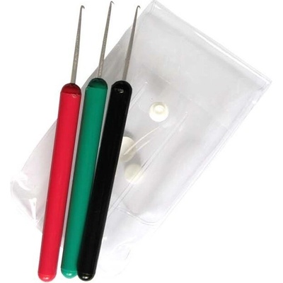 DUKO-EXIM DUKO Pomôcky Sada 3ks kaderníckych háčikov 0,75mm, 1mm a 1,25mm