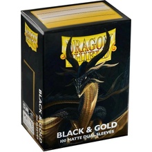 Dragon Shield - Black & Gold, Matte Dual obaly 100ks