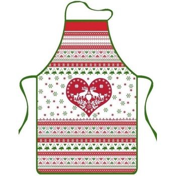 Prohome Zástěra Vánoce-Srdce