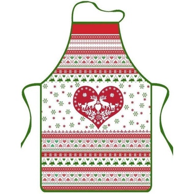 Prohome Zástěra Vánoce-Srdce