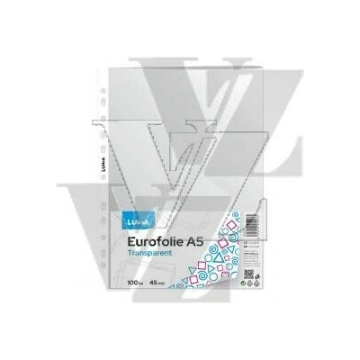 Eurodesky A5 transparentní 45my 100ks, Luma