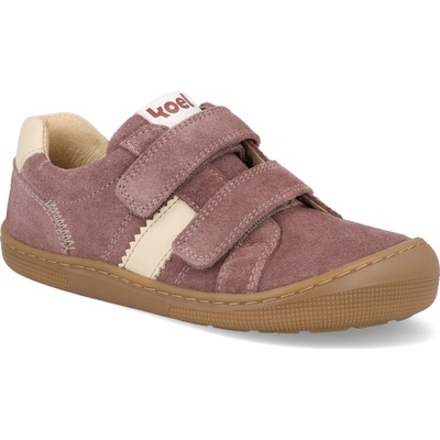 Koel Barefoot detské tenisky Denis Suede 3.0 Old pink ružové