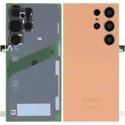 Samsung Galaxy S24 Ultra S928B - Bateriový Kryt (Titanium Orange) - GH82-33349G Genuine Service Pack, Titanium Orange