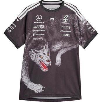 Y3 Блуза с къс ръкав Y3 Mens x Mercedes AMG Short Sleeve Jersey - Black