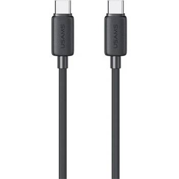 USAMS Кабел за данни USAMS KY Type-C - Type-C, 100 см, ЧЕРЕН SJ691USB01 (SJ691USB01)
