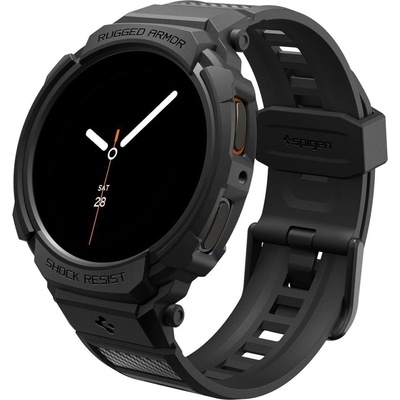 Spigen Spigen Rugged Armor Pro каишка за Samsung Galaxy Watch 8, 44 mm, черен
