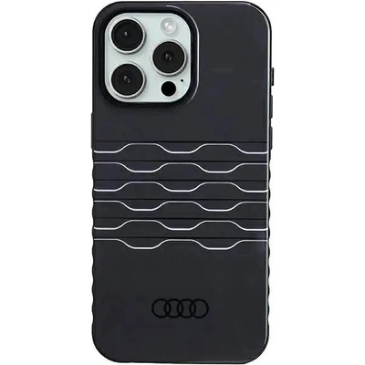 Audi Кейс Audi IML MagSafe за iPhone 15 Pro Max, черен (AUDI000054-0)