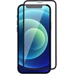  Стъклен протектор 6D Pro Full Glue за iPhone 12 / 12 Pro, черен