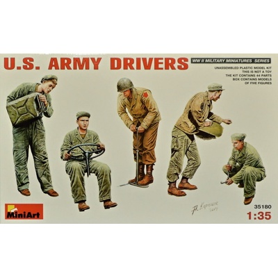 MiniArt U.S. Army Drivers 5 figúrok 1:35