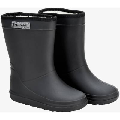 EnFant dětské termo holínky Thermo Black