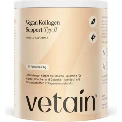 Vetain Veganský kolagen typu II vanilková příchuť 180 g