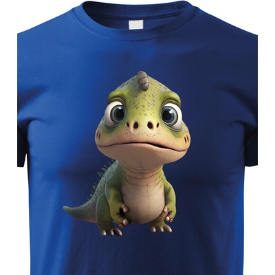 Dětské triko Dinosaurus zelený modrá