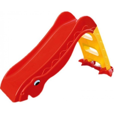 3toysm šmýkačka Dino so schodíkmi red