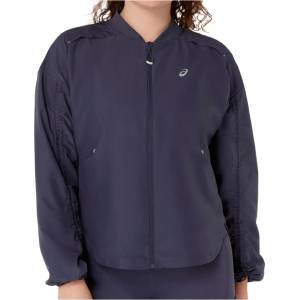 Asics Дамско яке за бягане Asics Women's Nagino Run Adjustable Jacket Running jacket - Indigo Fog (128-0524-0314)