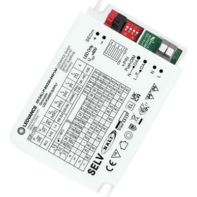 LEDVANCE LED napáječ DALI-2 60 W 220-240 V výstup 1400 mA stmívatelný
