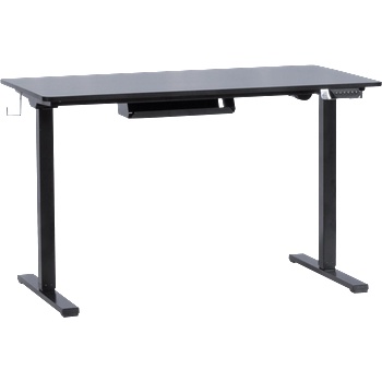 Carmen Ергономично регулируемо бюро Carmen CR- 4824, 73-121 см, Панел за управление, Дисплей, Памет на позиции, USB, Сензор против сблъсък, Черен