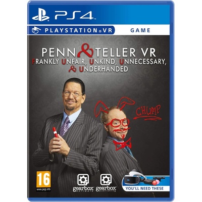 Gearbox Software Penn & Teller VR Frankly Unfair, Unkind, Unnecessary & Underhanded (PS4)