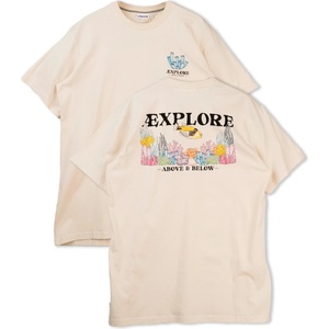 LAKOR Мъжка тениска LAKOR Underwater Garden T-Shirt - Rainy Day - размер M (216-7690-0112)
