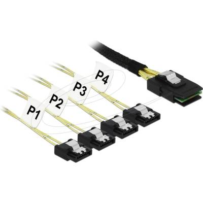 Delock Интерфейсен кабел Delock Mini SAS SFF-8087 към 4 (DELOCK-85731)